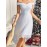 Off-shoulder High-low Dress, Elegant Sweetheart Neck Natural Waist Lace Dress, Women's Clothing
